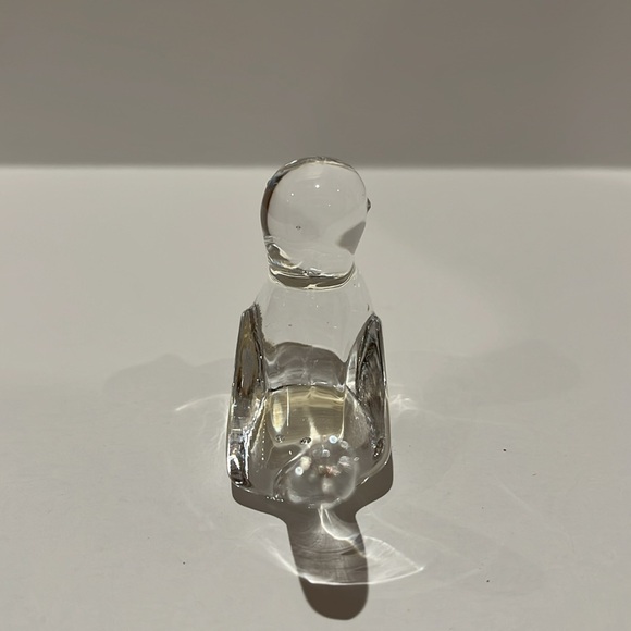 Vtg Princess House Clear Crystal Glass Bird Figurine/Paperweight - Picture 4 of 7